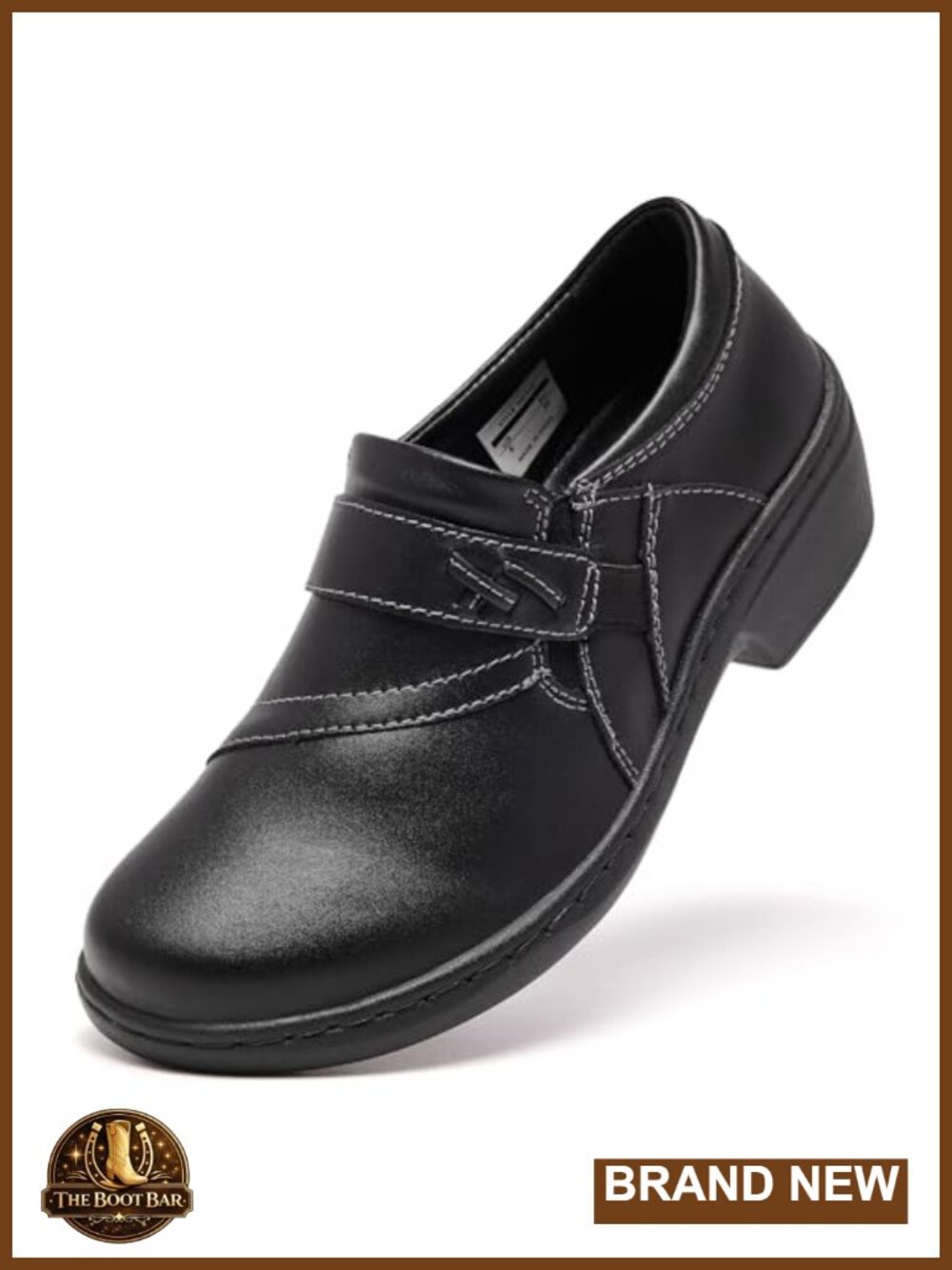 Women's Faux Leather Slip-On Loafers Comfort Business Casual Shoes